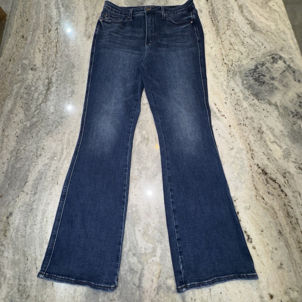 Judy Blue 32x31 Women's 13/31 Jeans Bootcut High Rise Denim Dark Wash